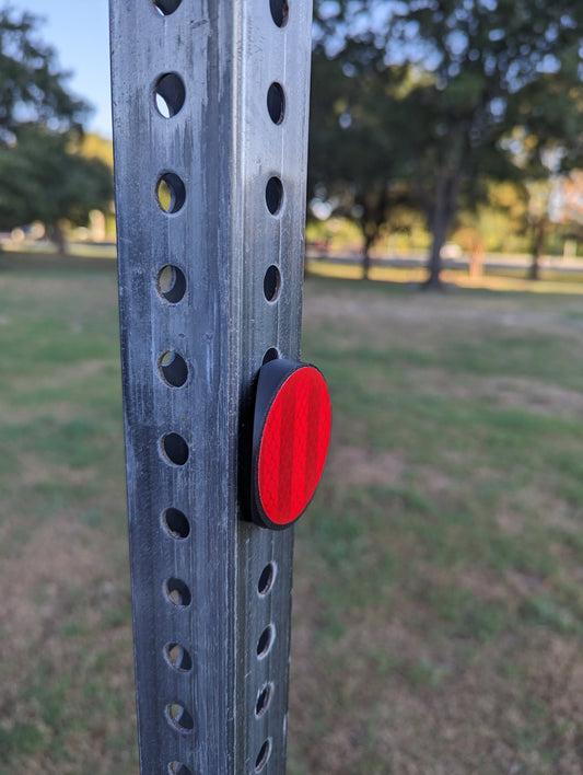 Reflector 3d printed geocache with log - ready to be hidden!