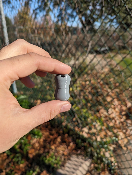 Mini Bison Tubes - 3d printed Geocaching Containers with logs and zip ties - ready to be hidden!